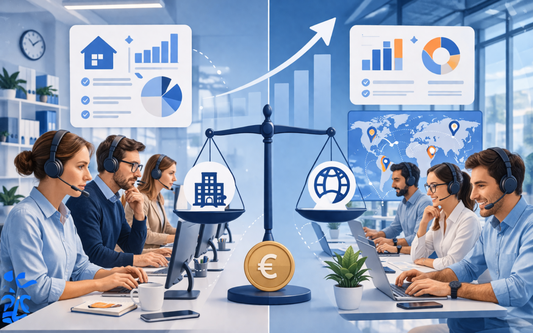 Call Center Interno vs Outsourcing: Costes Reales