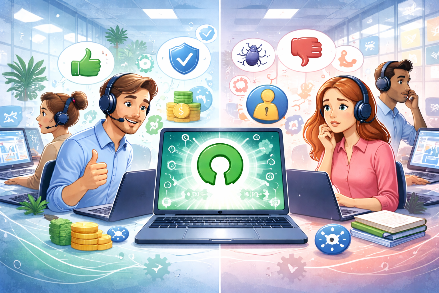 Open source call center